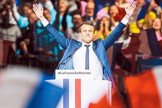 Ông Emmanuel Macron tái đắc cử Tổng thống Pháp. Ảnh: Reuters