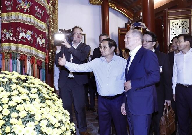 Thủ tướng CHLB Đức kết thúc tốt đẹp chuyến thăm chính thức Việt Nam ảnh 7