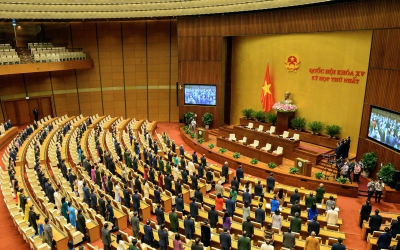 Toàn cảnh phiên bế mạc kỳ họp Quốc hội.