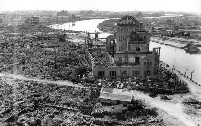 Thành phố Hiroshima sau khi vụ ném bom nguyên tử. (Ảnh: Bảo tàng Tưởng niệm hòa bình Hiroshima/Reuters)