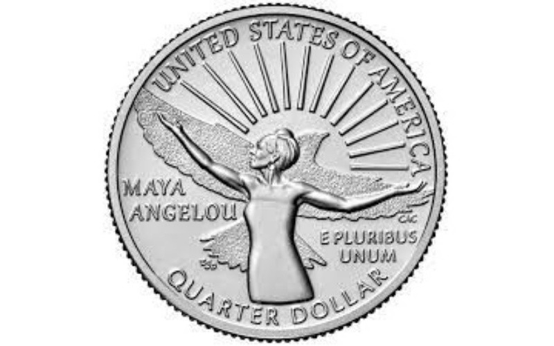 Maya Angelou sẽ là người phụ nữ da màu đầu tiên được khắc hình trên đồng 25 xu của Mỹ. (Ảnh: washingtonpost.com)