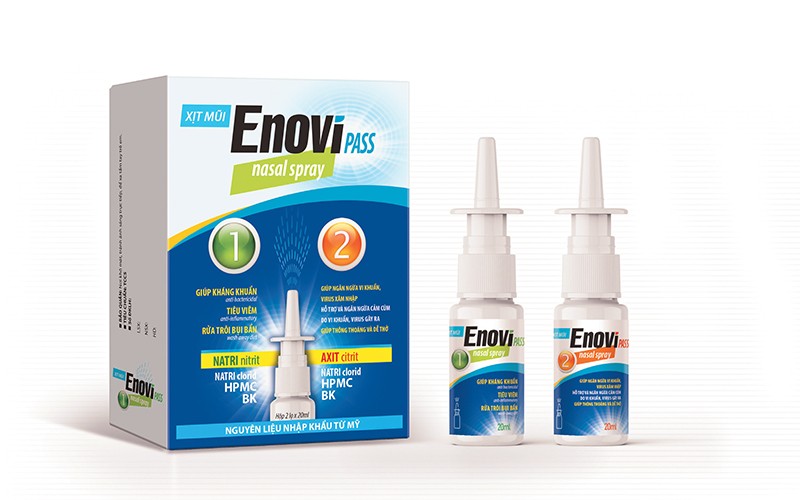 Sản phẩm Enovi Pass được bày bán tại các hiệu thuốc. 
