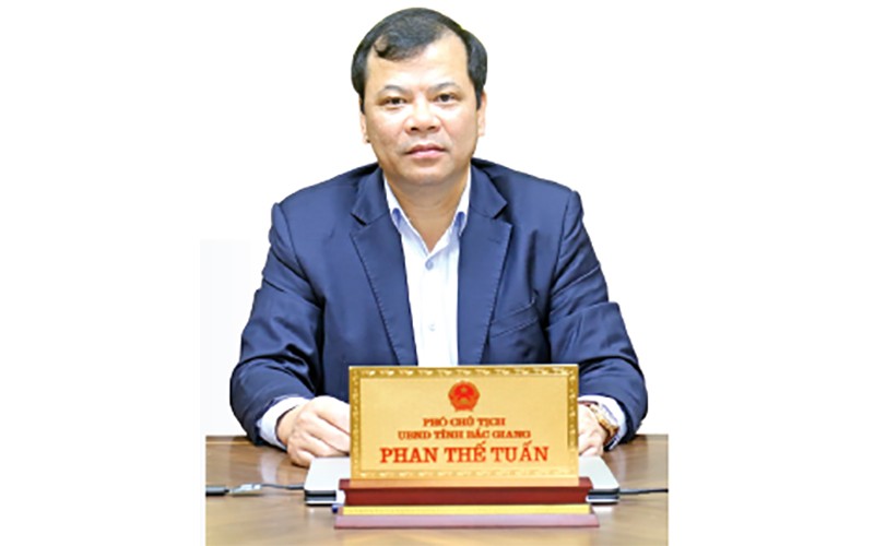 Phó Chủ tịch UBND tỉnh Bắc Giang Phan Thế Tuấn.