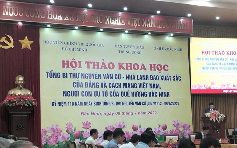 Hội thảo là hoạt động thiết thực, ý nghĩa nhằm ôn lại cuộc đời hoạt động cách mạng cao đẹp, vẻ vang của đồng chí Nguyễn Văn Cừ.
