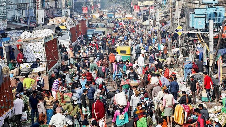 Ấn Độ là quốc gia có tốc độ tăng dân số nhanh trên thế giới. Ảnh: AP