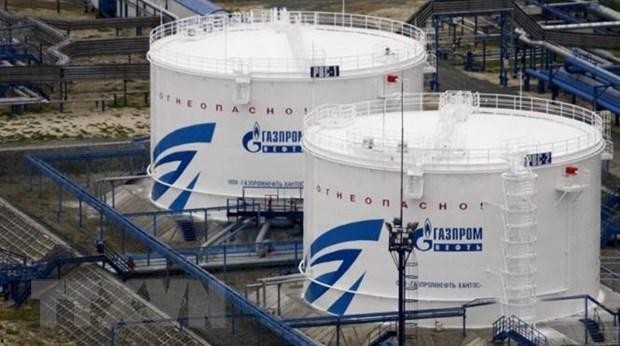 Nhà máy xử lý khí đốt của tập đoàn Gazprom, Nga ở Khanty-Mansiysk. (Ảnh: ITAR-TASS/TTXVN)