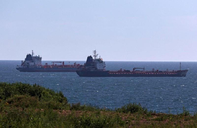 Các tàu chở dầu trên Vịnh Nakhodka gần thành phố cảng Nakhodka, Nga, ngày 12/8/2022. (Ảnh: Reuters)