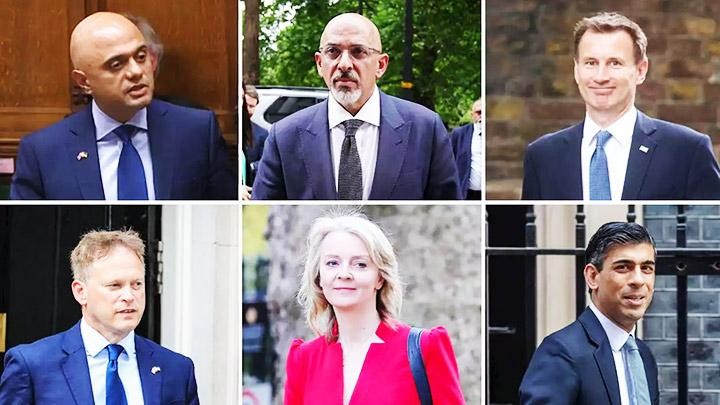 Một số ứng cử viên trong cuộc đua làm lãnh đạo đảng Bảo thủ Anh. Ảnh: EPA