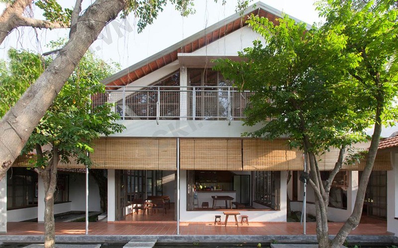 Công trình đoạt giải Vàng năm 2021 của các KTS. Phan Lâm Nhật Nam, Trần Cẩm Linh ở thể loại Kiến trúc nhà ở–Hạng mục Nhà ở nông thôn. (Ảnh: Tạp chí Kiến trúc)