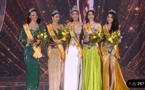 Đoàn Thiên Ân đăng quang Hoa hậu Hòa bình Việt Nam 2022 ảnh 1