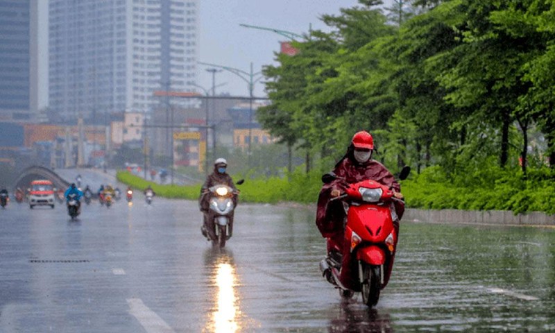 Khu vực Hà Nội từ chiều tối 25 đến đêm 26/8, có mưa vừa, mưa to và dông, có nơi mưa rất to. (Ảnh minh họa)