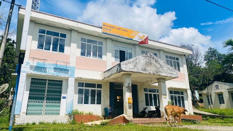 Bưu điện trung tâm huyện Tây Trà, nay là Bưu cục 3 huyện Trà Bồng.
