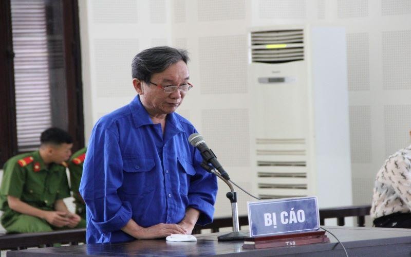Bị cáo Nguyễn Thành Hòa tại phiên toà.
