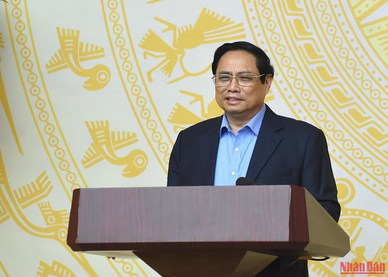 Thủ tướng Phạm Minh Chính phát biểu chỉ đạo hội nghị.