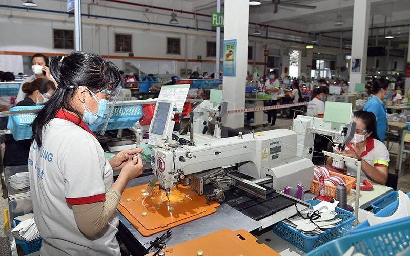 Tính chung bảy tháng năm 2022, chỉ số sản xuất công nghiệp tăng 8,8% so cùng kỳ năm trước. Ảnh: Duy Linh