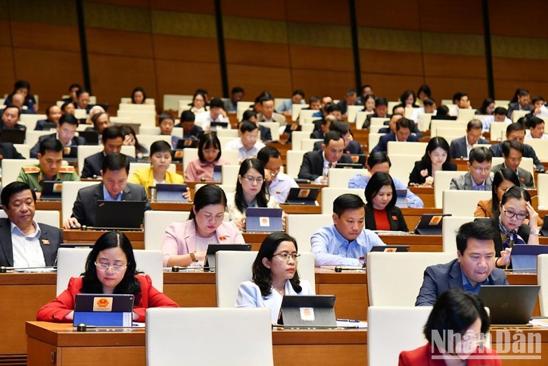 [Ảnh] Tổng Bí thư Nguyễn Phú Trọng dự phiên họp về công tác nhân sự của Quốc hội ảnh 7