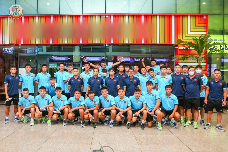 Đội tuyển U19 Việt Nam đã có mặt tại Bình Dương. (Ảnh: VFF)