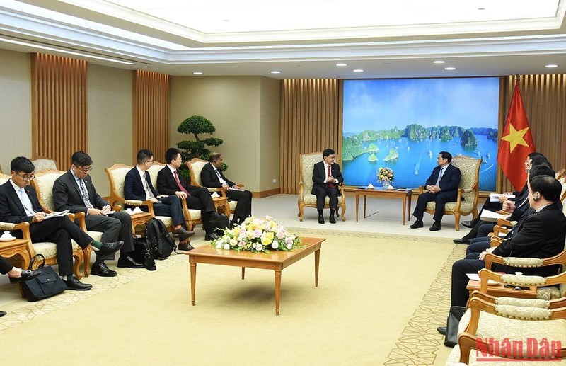 Thủ tướng Phạm Minh Chính tiếp Phó Thủ tướng Singapore Vương Thụy Kiệt ảnh 3