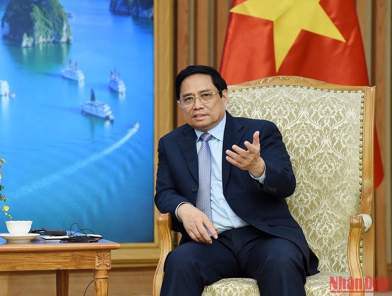 Thủ tướng Phạm Minh Chính tiếp Phó Thủ tướng Singapore Vương Thụy Kiệt ảnh 4