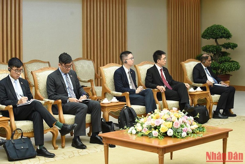 Thủ tướng Phạm Minh Chính tiếp Phó Thủ tướng Singapore Vương Thụy Kiệt ảnh 7