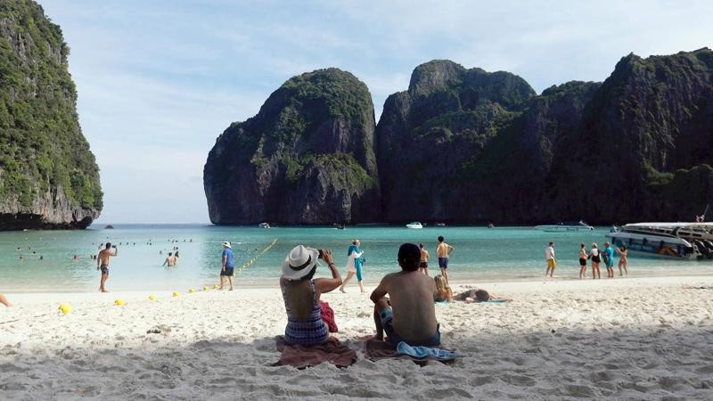 Thái Lan đặt mục tiêu sẽ đón 10 triệu khách quốc tế trong năm 2022. (Ảnh: Reuters)