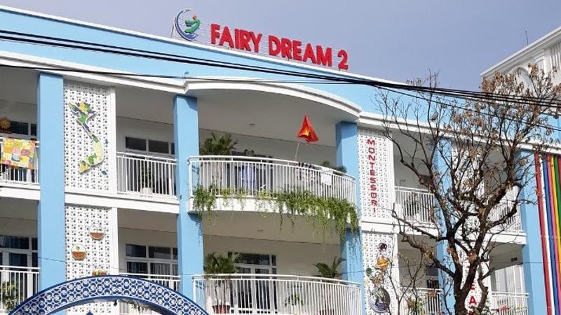 Trường Mầm non chất lượng cao Kỳ Bá - Fairy Dream 2 (thành phố Thái Bình, tỉnh Thái Bình), nơi xảy ra sự việc bạo lực đối với trẻ em.